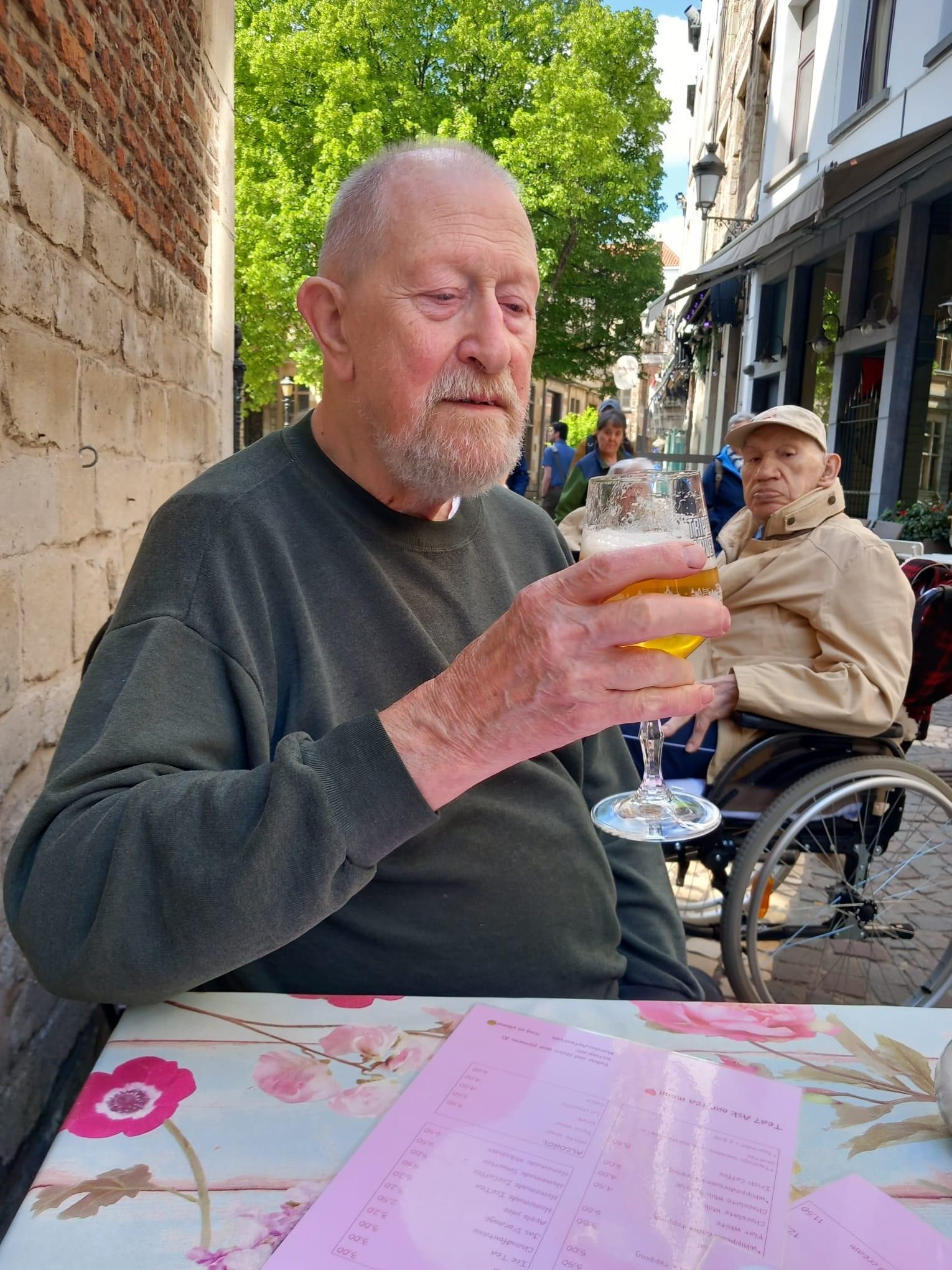 een pint na het bezoek aan de Nottebohmzaal