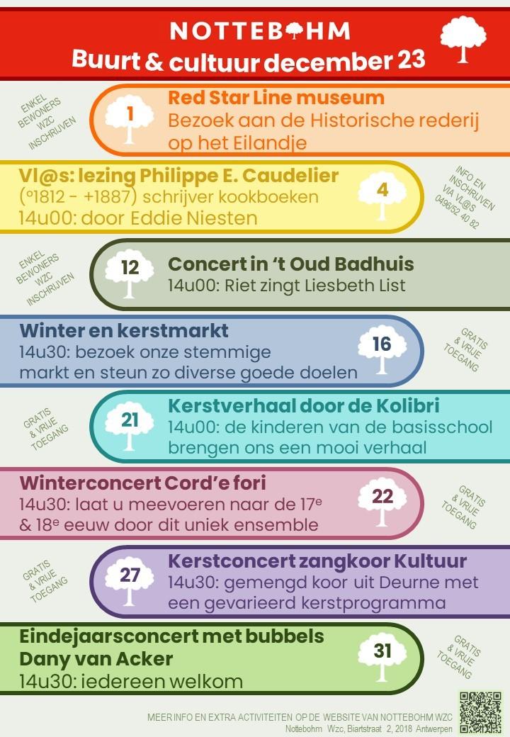 maak kennis met onze cultuurkalender