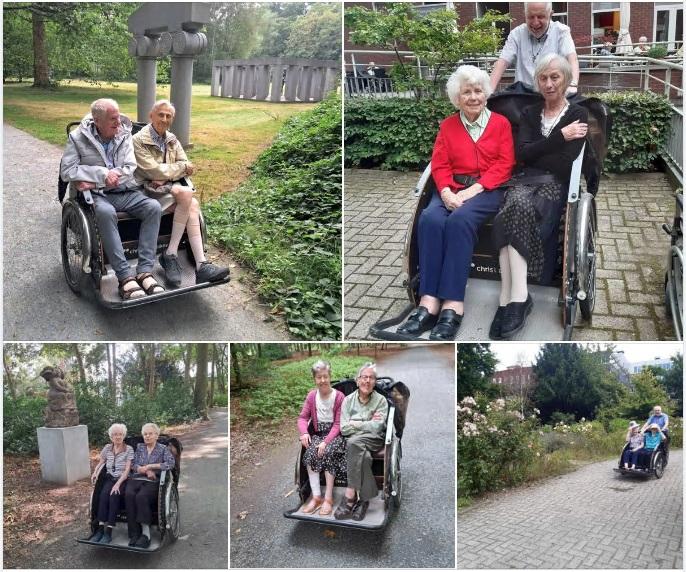 bewoners Nottebohm met de wind in de haren